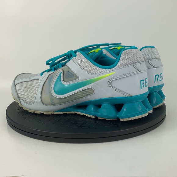 Nike Reax Run 8 Gray/Teal Athletic Running Shoes 599562-011 Women's Size 8.5 - Picture 7 of 11